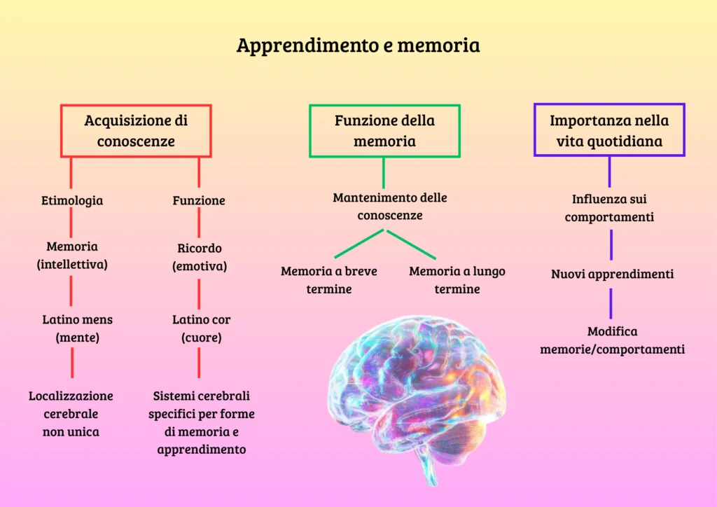 Mappa apprendimento e memoria